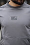 Men's Tracksuit Set - Soft Textured, Printed, Gray - 2