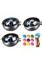 Steel Cookie Halva Ice Cream Serving Presentation Spoon 40 mm (Pdm-40) - 4