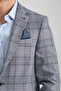 Slim Plaid Slim Fit Slim Fit Men's Blazer Jacket - 3
