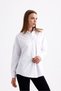 Oversize Μακρύ Basic Πουκάμισο - Λευκό - 5