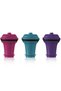 Bottle Stopper Set 3 Pieces / Pink & Blue & Purple