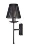 Eslem Decorative Black Metal Modern Wall Sconce with Black Rope Hat for Indoor Use - 2
