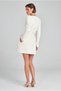 Chanel Fabric Collar And Pocket Pearl Strip Detail Special Design Padded Shoulders Dress - 4