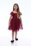 Girl's Square Collar Trendy Tulle Dress Ak2242 - 4