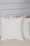 Roma Jacquard Special Design 2-Piece Decorative Throw Pillow Cover 43X43 cm (Cream) - 2