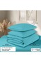 100% Cotton Akfil Duvet Cover Set Double 200X220 cm Turquoise - 6