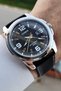 Case Silver Cord Black Color 5 Atm Men's Wristwatch - 3