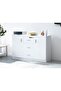 Carre 1147 Storage Cabinet with 3 Storage Drawer, 2 Side Door & Touch Screen Lock-White - 4