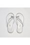 Women's Silver Cross Stylish Daily Flip Flops
