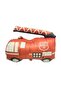 Retro Fire Truck Shaped Foil Balloon 1 Piece