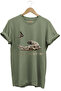 Hunting Widi Hunting Cullery Zippered English Setter Design Printed 100% Cotton Regular Fit T-Shirt