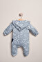 Hooded Number Printed Jumpsuit - 2