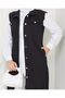 Women's Hijab Pocketed Stylish Comfortable Soft Denim Vest Sleeveless Jacket Vest Women - 3