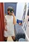 Thessaloniki Corduroy Short Sleeve Camisole Basic Dress - 3