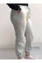 Gray Winter Rubber Leggings Sweatpants