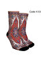 Kilim Motif Patterned Printed Socks - Unisex - 4