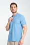 Stretchy Knitted Buttoned Polo Neck Men's Classic Fit Polo Neck T-Shirt 100% Cotton - 2