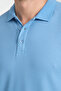 Stretchy Knitted Buttoned Polo Neck Men's Classic Fit Polo Neck T-Shirt 100% Cotton