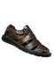 Kr.100 Anatomical Sole Closed Front Genuine Leather Men's Sandals - 5