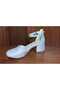 4 cm Heeled Girls' Shoes - Silver
