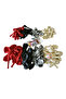 ^^ Birthday Party Theme *Chrome Silver*Red*Black*White* 100-Piece Balloon Chain Party Set - 3