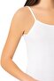 Erdem White Cotton Super Thin Modal Ribbed Tank Top 2329 - 2