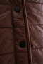 Hooded, Fleece-Pocketed, Water-Repellent Suede Quilted Jacket/Coat RBWW-350 - 8