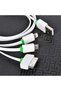 White High Speed 3 in 1 Lightning Micro Type-C USB Cable-Zore