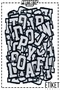 72Pcs Iron-On Sticking Woven Rigging Letters Patch Patch Patch Model