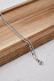 Steel 2-Piece Combination Rope Italian and Parrot Chain Bracelet Minimal Tarnish Resistant 17+4cm - 6