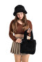 Women's Plush Teddy Shoulder Bag - Soft and Stylish Design - 3