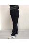 Straight Leg Baggy Cut Black Sweatpants - 3