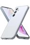 Galaxy S24 Plus / S25 Plus Case Colorless Transparent Flexible Discolored Silicone Cover with Camera Protection - 3
