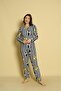 Women's Crew Neck Christmas Special Suede Soft Fabric Long Sleeve Pajamas Set - 7