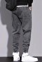 Reax Tyso Drawstring Jogger Cut Men's Jean Trousers with Elastic Waist and Cuffs - 6