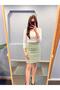 Product 36 Is the Size - Waist: 36cm. (Slim Waist) Women's Lined Winter High Waist Above-The-Knee Pencil Skirt - 5