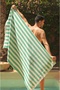Delmor Lime, with Carrying Bag, Eco-Friendly, Large Size 100X180 Cm, Beach Towel. - 6
