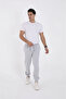 Three Thread Gray Unisex Winter Sweatpants - 5