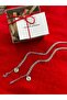 2-Piece Lover Couple Stamp Letter Detailed Stainless Steel Love Bracelet with 2-Piece Marteniçka Gift - 4