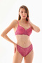 Women's Lace Padded Bra Panty Set - 3