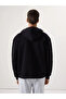 Lcwaikiki Classic Black Hooded Long Sleeve Men's Zip-Up Sweatshirt - 4