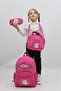 Girl's Sweet Teddy Bear Themed 3-Piece School Bag Set - Backpack Thermal Lunchbox Pen Holder - 5