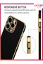 Luxury Silicone Case for Xiaomi Mi 13 Lite with Black Edges and Gold Detail (Compatible) - 3