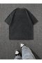 Funny Tooth Printed Organic Booties Cotton Black Unisex T-Shirt - 2