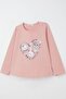 Girl's Tights Set with Love Theme and Cute Animals Printed, Ages 1-4, Dried Rose - 6