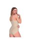 Women's Underbust Corset with Agraph - Badi with Snap Fasteners, Black White Beige Remkleri - 3