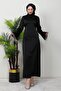 Black Chain Sleeve Dress - 4