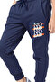 Printed Boys' Elastic Waist Detailed Jogger Sweatpants - 4