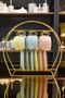 6-Piece Gold Cup Stand |   Gold Color Oval Mug Cup Presentation Stand - 7