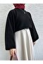 Women's Black Bat Sleeve Sweater - 6